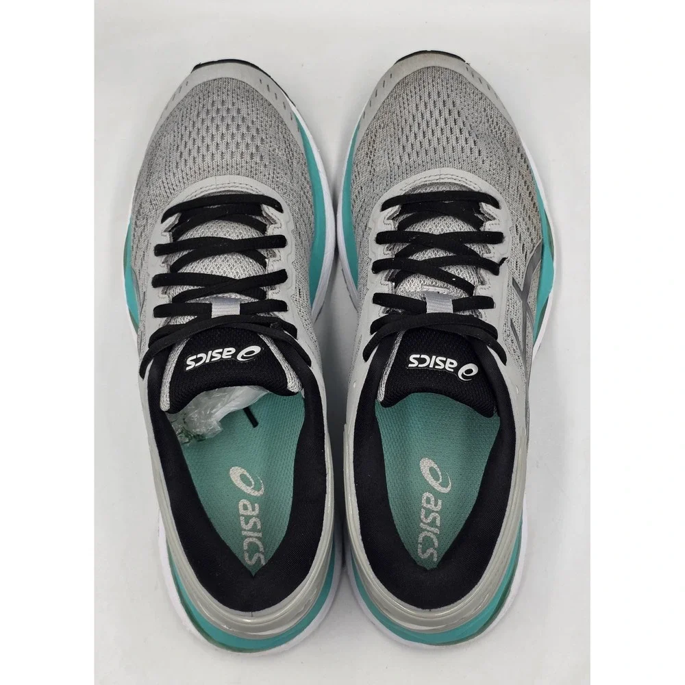ASICS Gel Kayano 24 Womens 10 Gray Blue Running Shoes Athletic Sneakers T799N